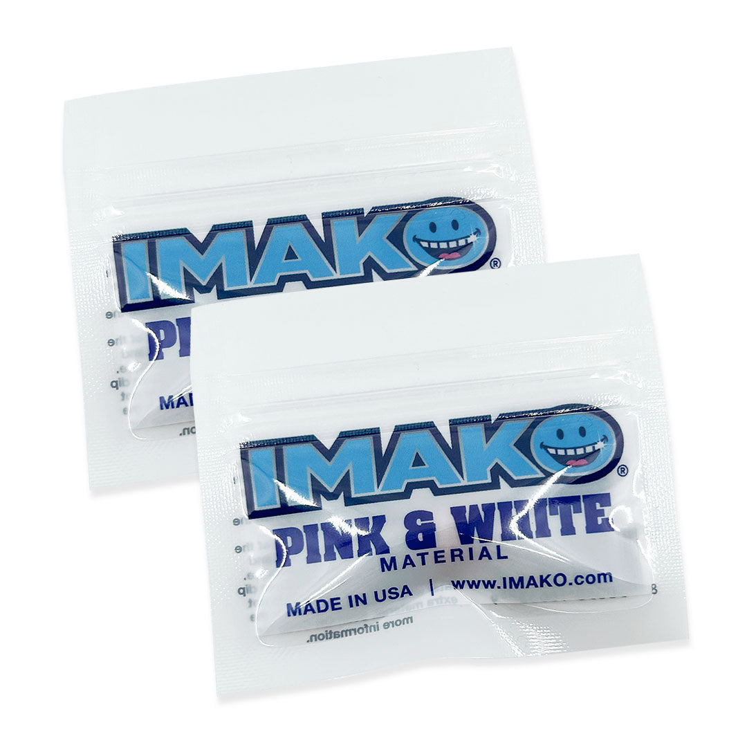 Imako® Pink & White Moldable Fitting Material – Fake Gums and Teeth